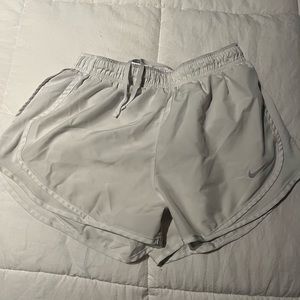 White Nike Dri-Fit Shorts